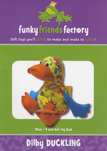 Dilby Duckling - Soft Toy by Funky Friends Factory