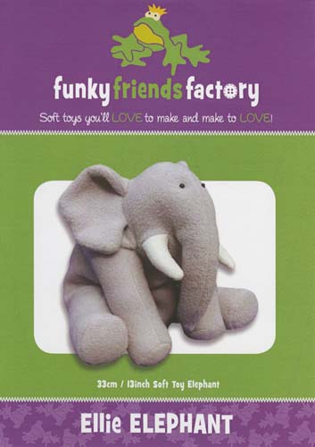 Ellie Elephant-Soft Toy-Created By Pauline McArthur of Funky Friends