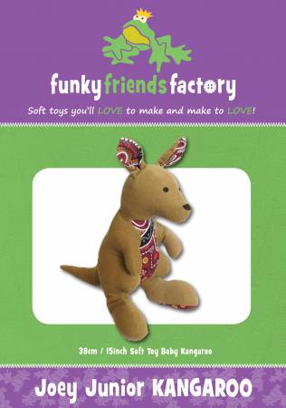 Joey Junior Kangaroo - Soft Toy -By Pauline McArthur of Funky Friends-FF4156