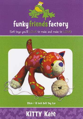 Kitty Kate - Soft Toy -Created By Pauline McArthur of Funky Friends