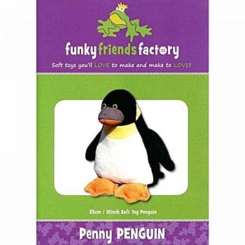 Penny Penguin - Soft Toy - Created By Pauline McArthur of Funky Friends