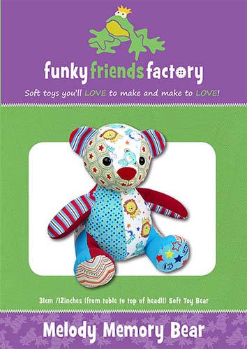 Melody Memory Bear-Soft Toy-Created By Pauline McArthur of Funky Friends