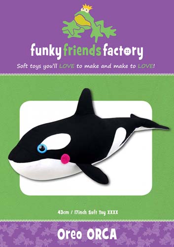 Oreo Orca - Soft toy -Funky Friends Factory