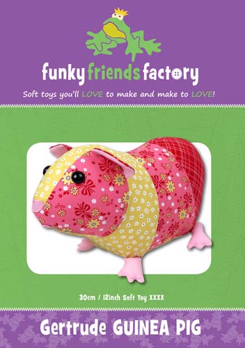 Gertrude Guinea Pig - Soft Toy-Created By Pauline McArthur of Funky Friends