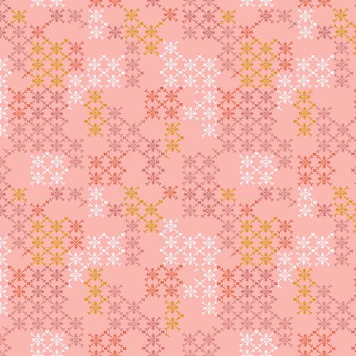 Hampton Court -MultiColor Lattice on Pink