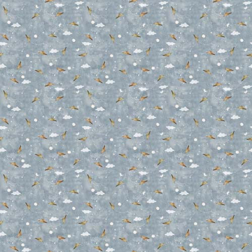 Great Journey - Paper Planes - Blue - Paper planes on blue
