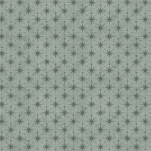 Great Journey - Compass -Green - tone on tone teal compass rose