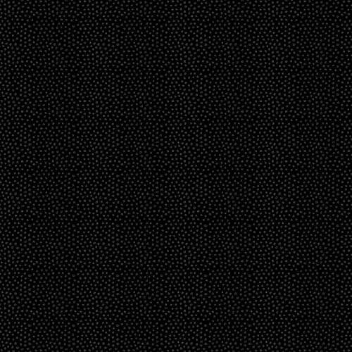 Nature Trail - Ditsy - Black - tone on tone small gray floral on black
