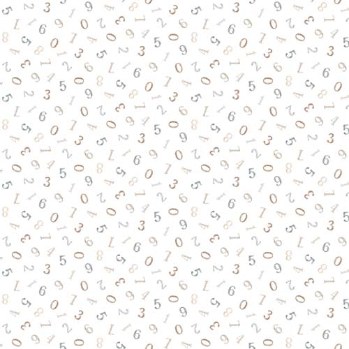 Soaring Dreams - Numbers - White