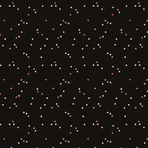 Sweet Treats - Tossed Stars - Black