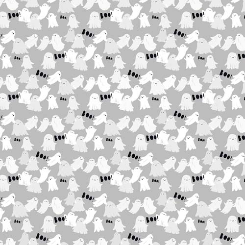 Sweet Treats - Happy Ghosts - Gray