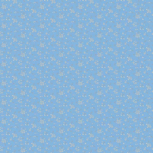 Floral Romance - Blossoms - Blue