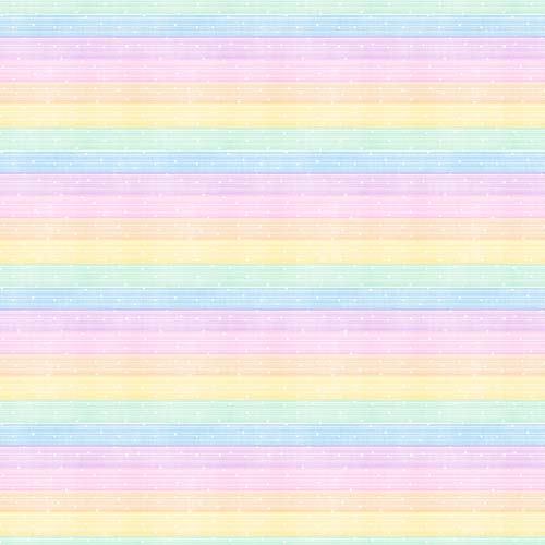 Dovetail Pastels - Icing - multi - white dots on pastel stripes