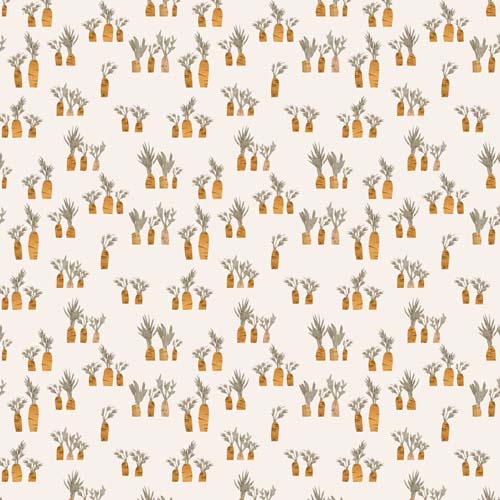 Blossom Breeze - Carrots - Cream - groups of carrots on cream