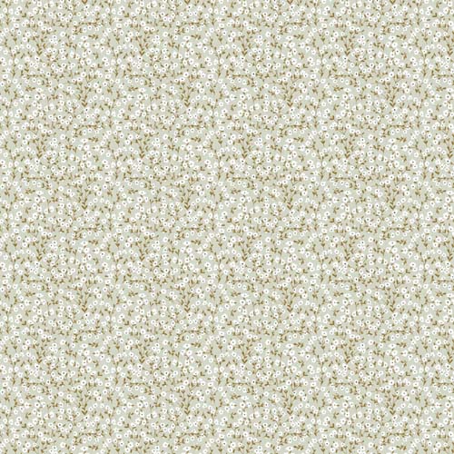 Blossom Breeze - Ditsy Floral Pistachio - small white floral on green