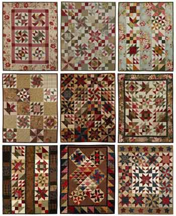 Fat Quarter Quilting - Five Prints Plus One Backgro  From My Heart to Your Hands