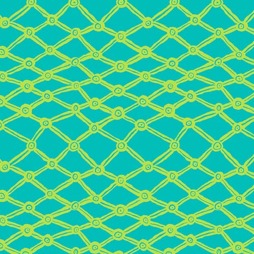 Kaffe Fassett Collective February 2026 - Nets - Aqua