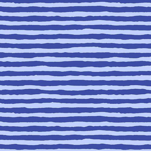 Comb Stripe - Blue - August 2022 - dark & light blue stripes - Kaffe Fassett