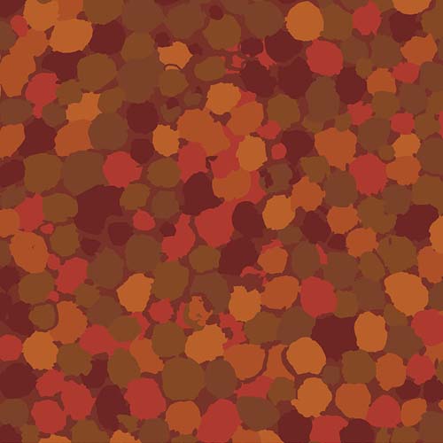 Reflections - Brown - brown, red, orange on marron