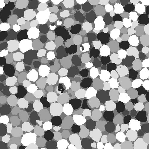 Reflections - Contrast - black gray & white blotches - Kaffe Fassett Collective