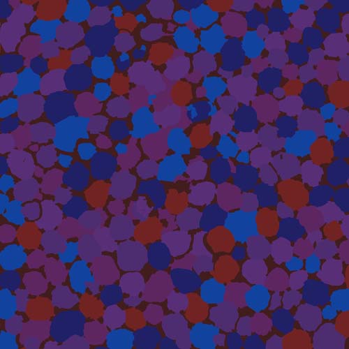 Reflections - Dark - purple, blue & maroon blotches - Kaffe Fassett Collective