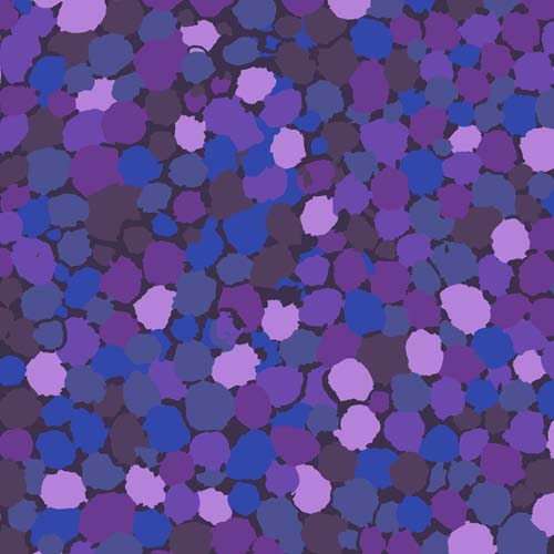 Reflections - Purple - shades of purple blotches - Kaffe Fassett Collective