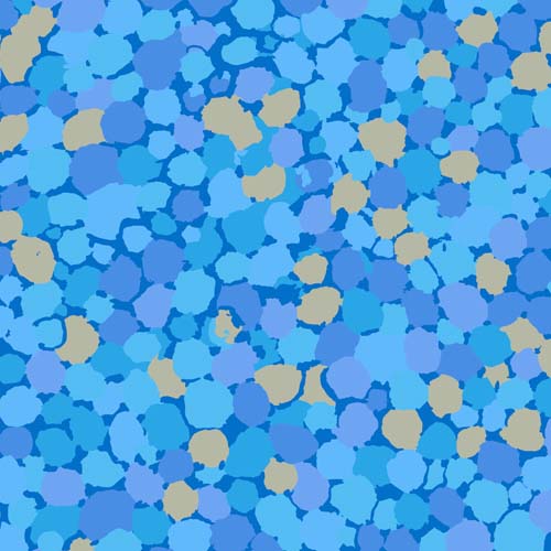 Reflections - Sky - blue tan & lavender blotches - Kaffe Fassett Collectiv