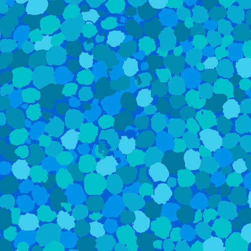 Reflections - Teal- aqua, teal & blue blotches - Kaffe Fassett Collective