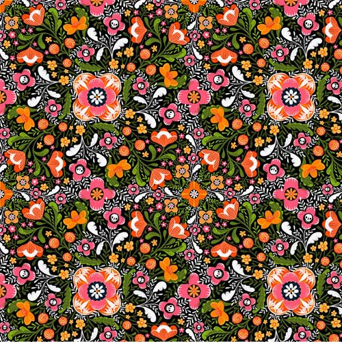 Pretty Creepy - Floral Secrets - Black