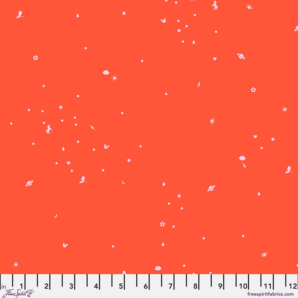 Legendary Cotton Lawn - Charmed - Coral Crush