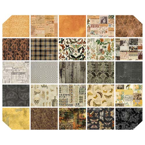 Tim Holtz Palette Seasonal - Halloween - Design Roll - 40 2.5" strips