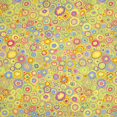 Paperweight - Gold - Classics- Colored Spots on Yellow by Kaffe Fassett