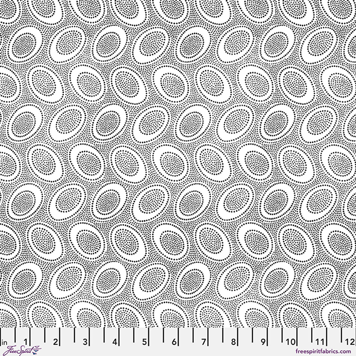 Kaffe Fasset Collective - August 2026 - Aboriginal Dot - White