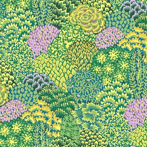 Kaffe 85 & Fabulous - Large Oriental - Green -treetops in  greens & teals
