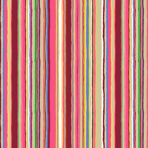 Kaffe Fassett Collective February 2026 - Echo Stripe - Magenta