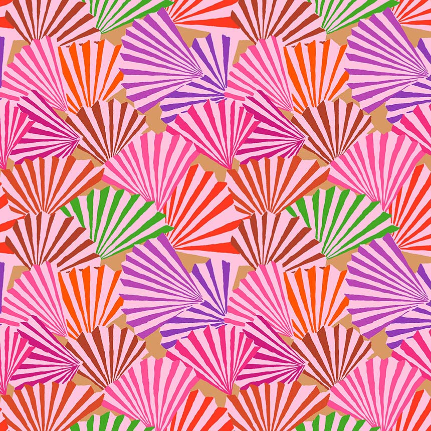 Kaffe Fassett Collective February 2026 - Fanfare - Red