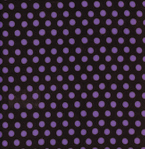 Spot - Black - Kaffe Fassett Classic - purple dots on black