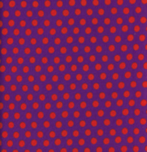 Spot - Purple - Kaffe Fassett Classics - Red Dots on Purple
