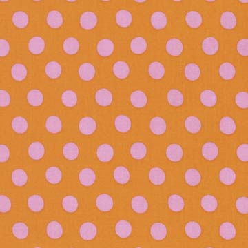 Spot - Sherbet - Pink on Orange - Spring 2017 - Kaffe Fasset