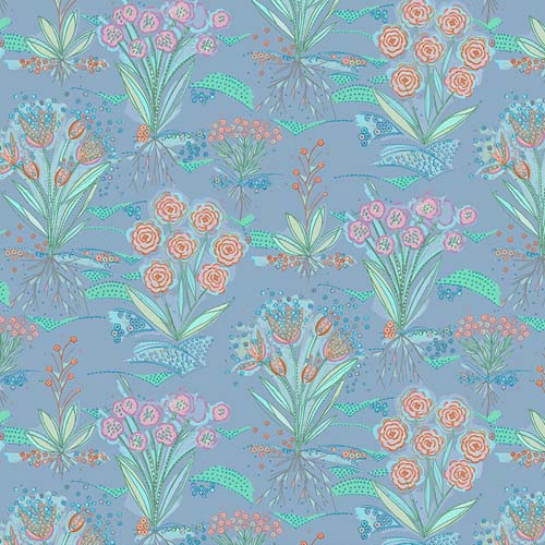 Flourish & Bloom - Flourish & Bloom Garden - Periwinkle -floral bouquets/blue