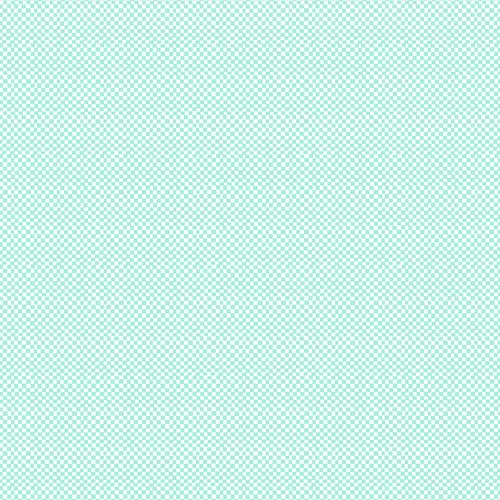 Cool Breeze - Drizzle - LightAqua - tiny aqua & white check