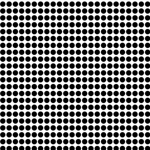 Heat Wave - Glorious - White - rows of black dots on white