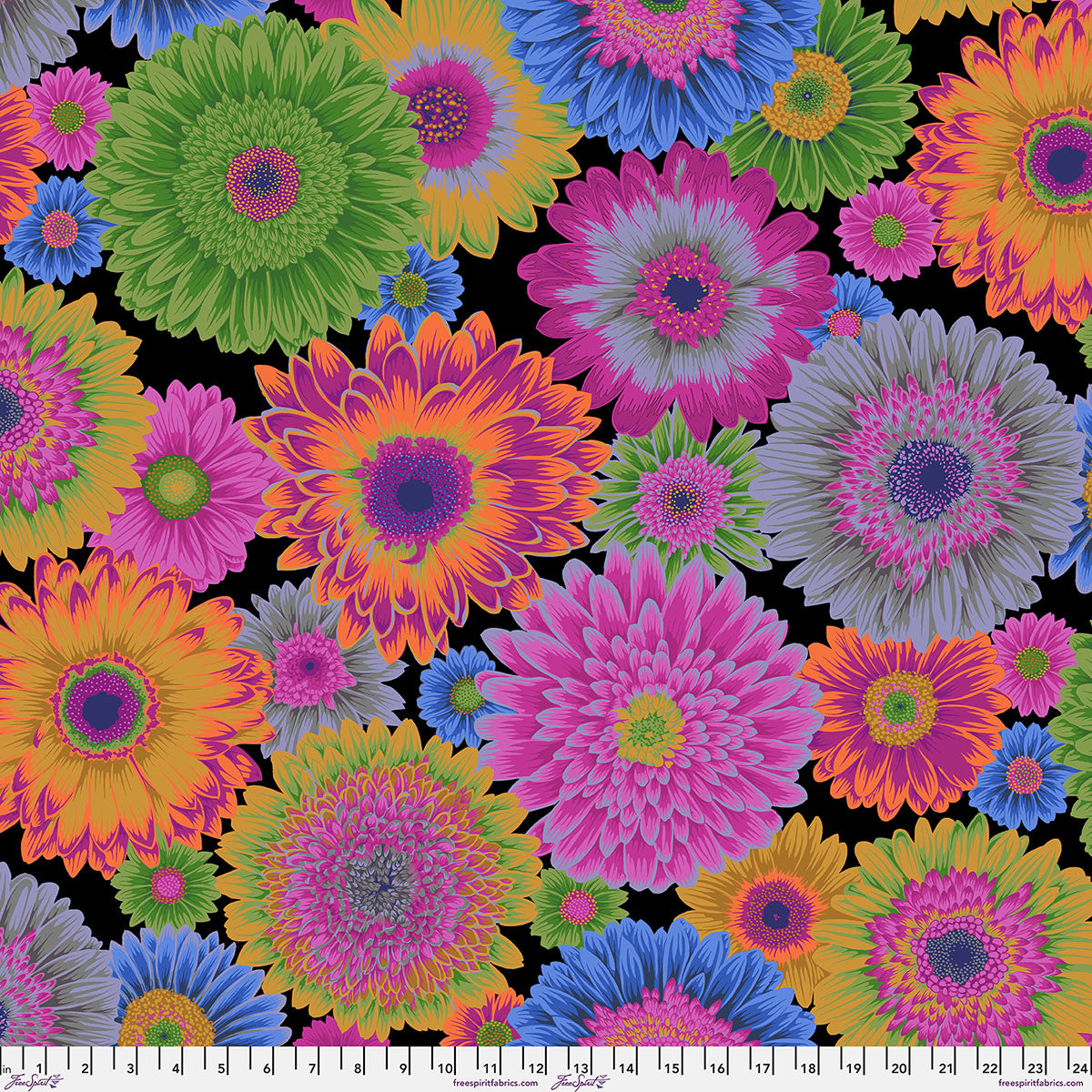 Kaffe Fasset Collective - August 2026 - Gerbera Daisies - Dark