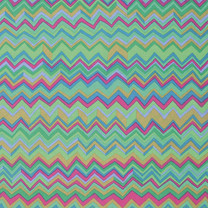 Zig Zag - Aqua - Brandon Mably - Fall 2015 - Kaffe Fassett Collective