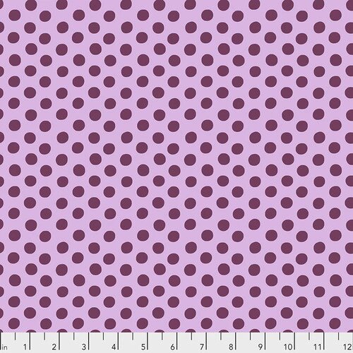 Spot - Mauve -Kaffe Fassett Classics-Mauve Dots on Lavender-Pastel-Feb. 2020
