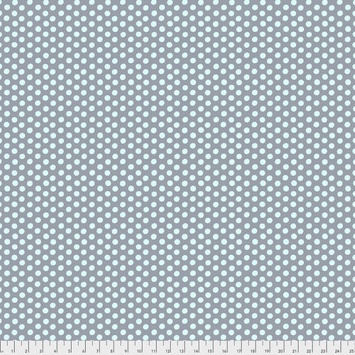 Spot - Steel -Kaffe Fassett Classics -Aqua Dots on Steel Grey - Spring 2019