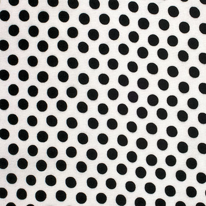 Spot - White - Kaffe Fassett Classics - Black Dot on White