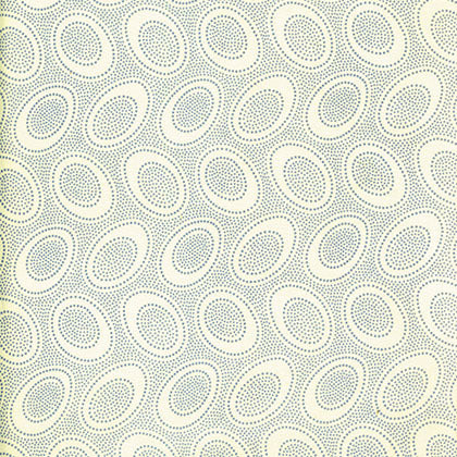 Aboriginal Dot - Cream - Light Blue Dots on Cream - Kaffe Fassett Classics