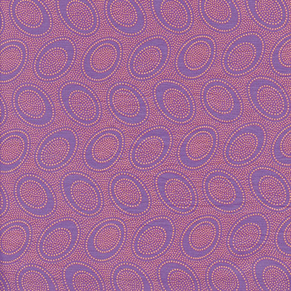 Aboriginal Dot - Purple - Gold Dots on Purple-Kaffe Fassett Classics by Ka