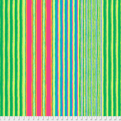 Regimental Stripe - Green - Kaffe Fassett Collective - Fall 2017